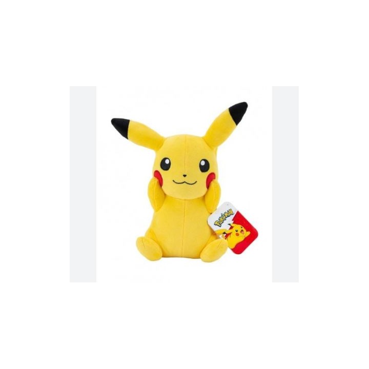 JAZWARES Pokemon: Pikachu (Smiling) - Peluche 20cm