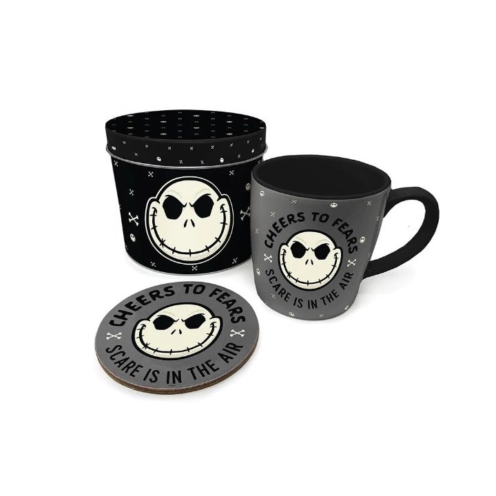 PYRAMID - NIGHTMARE BEFORE CHRISTMAS (CHEERS AND FEARS) SET DI TAZZE E BARATTOLI