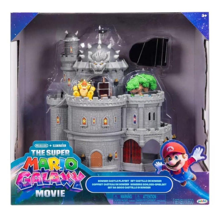 JAKKS PACIFIC Super Mario Galaxy Bowser Deluxe Playset Castello