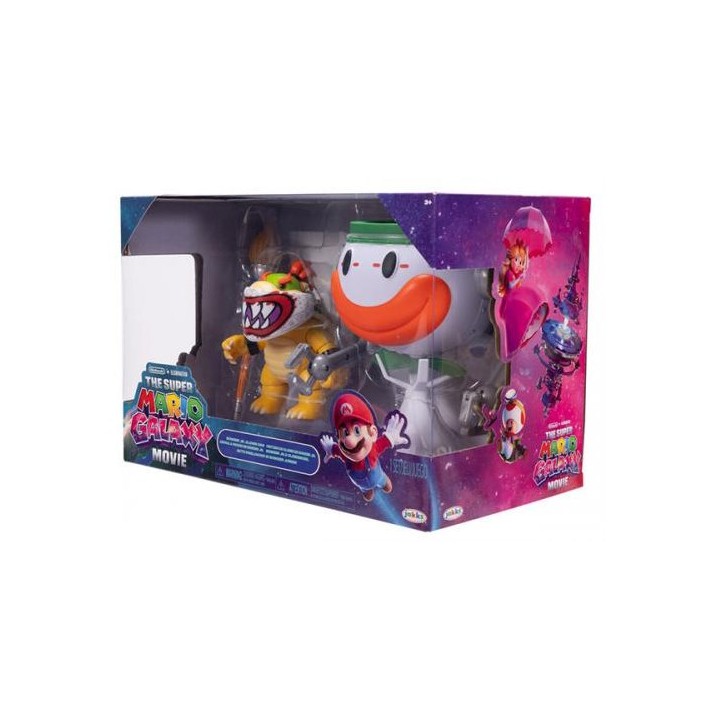JAKKS PACIFIC Super Mario Galaxy Bowser junior con Clown Car