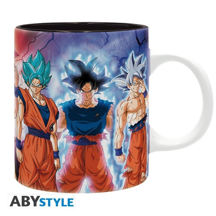 ABYSTYLE DRAGON BALL SUPER - Tazza 320 ml: "Goku transformations"