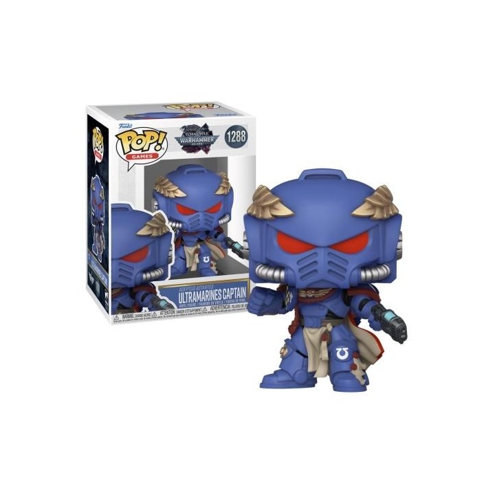 FUNKO POP Games: Warhammer 40k - 1288 Ultramarines Captain 9cm