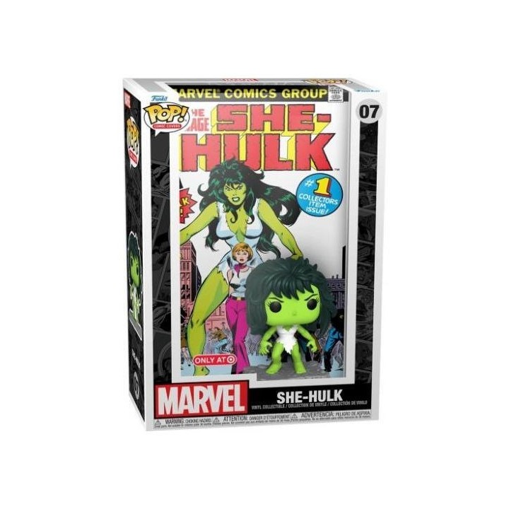 FUNKO POP Comic Cover: Marvel - 07 She-Hulk (Exclusive) (DAMAGED BOX)