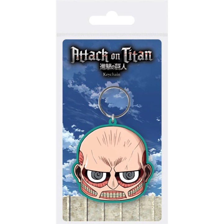 PYRAMID Attack on Titan Portachiavi in gomma - Colossal Chibi