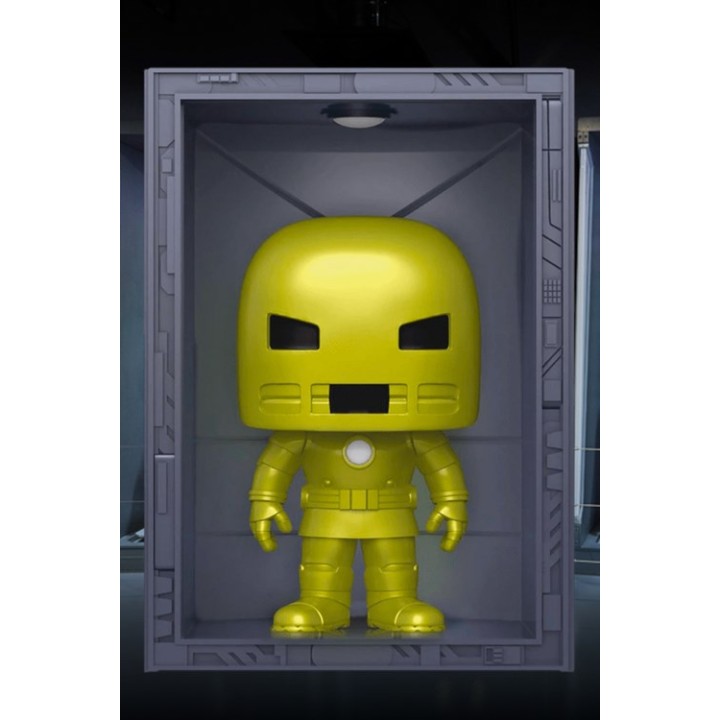 FUNKO POP Marvel: Hall of Armor - 1035 Iron Man Model 1 Golden Armor (Exclusive)