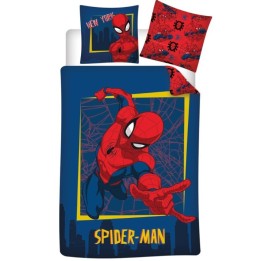 AyMax - MARVEL - SPIDERMAN - Copripiumino in flanella (140X200cm) + Federe (65X65cm)