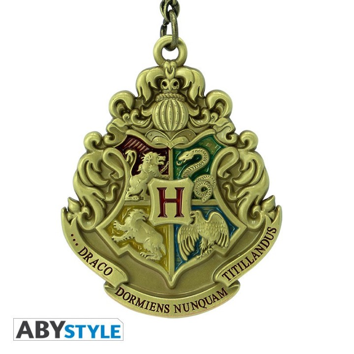ABYSTYLE HARRY POTTER - Emblema Hogwarts 3D Portachiavi