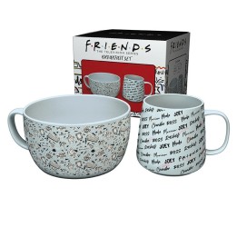 ABYSTYLE FRIENDS - Set da colazione: "Doodle"