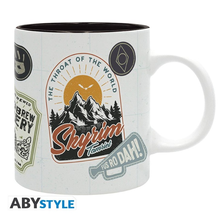 ABYSTYLE SKYRIM - Tazza 320 ml: "Badges"