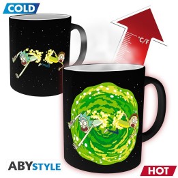 ABYSTYLE RICK AND MORTY - Tazza termosensibile 320 ml: "Portal"