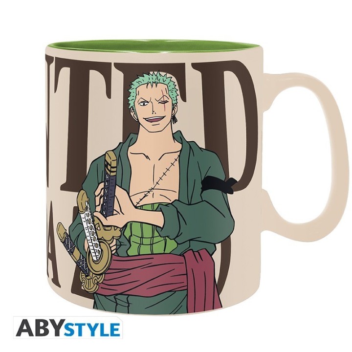 ABYSTYLE ONE PIECE - Tazza 460 ml: "Zoro & Wanted"