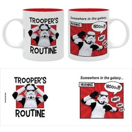 ABYSTYLE STAR WARS - Tazza 320ml : "Trooper's routine"