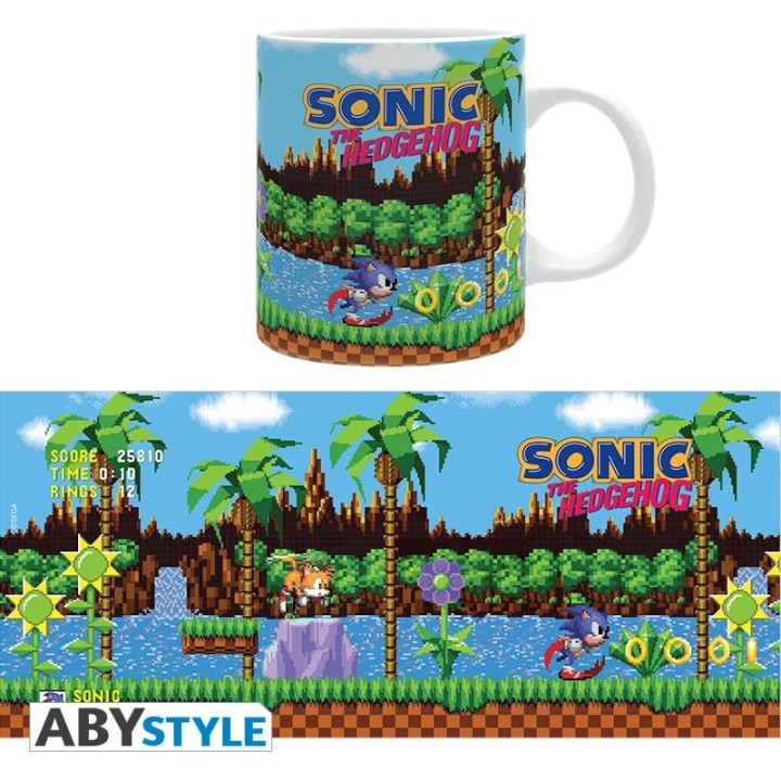 ABYSTYLE SONIC - Tazza 320ml: "Retro"