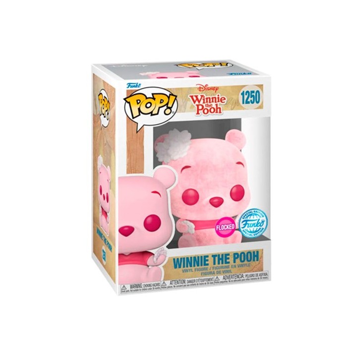 FUNKO POP Disney: Winnie the Pooh - 1250 Winnie the Pooh (Exclusive) (Flocked) 9 cm