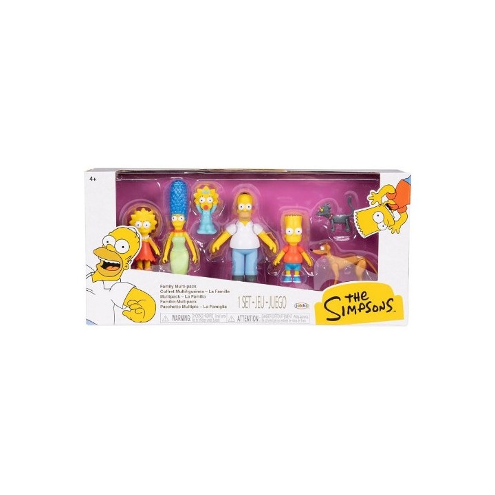 JAKKS PACIFIC The Simpsons personaggi articolati 6 cm multipack Wave 1
