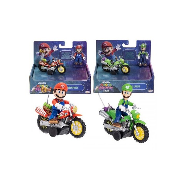 JAKKS PACIFIC Super Mario Galaxy Assortimento di veicoli con personaggio W1 2 pz