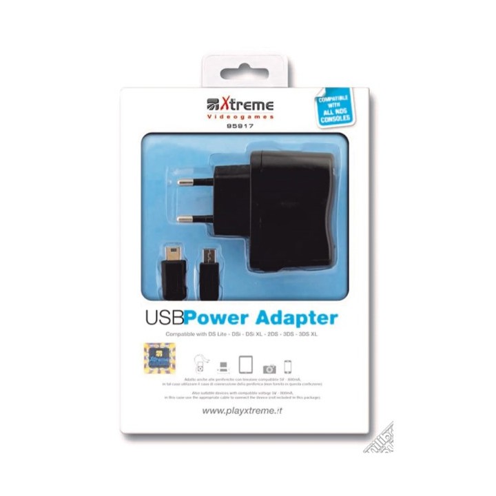 XTREME USB Power Adapter (DSLite, DSi, DsiXL, 2DS, 3DS, New 3DS, 3DS XL, New 3DS XL)