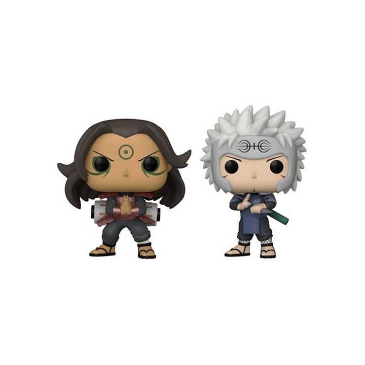 FUNKO POP Naruto Shippuden - 2-Pack: Hashirama & Tobirama (Exclusive) 9 cm