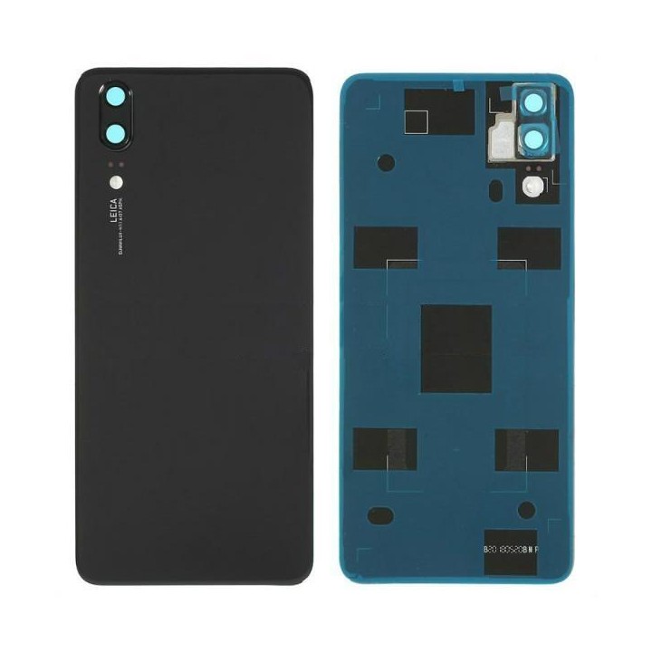 COVER POSTERIORE PER HUAWEI P20 NERO ORIGINALE NEW