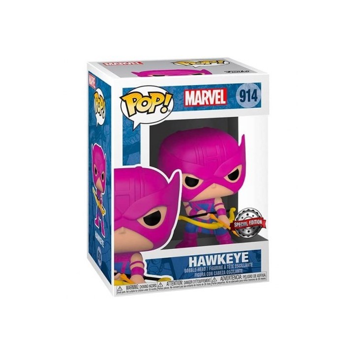FUNKO POP Marvel: Classic - 914 Hawkeye (Exclusive) 9 cm (DAMAGED BOX)