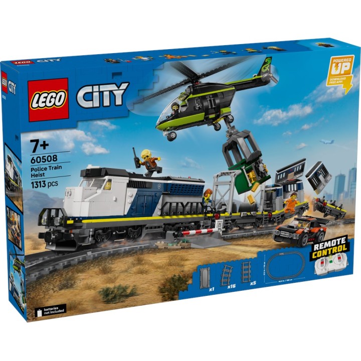LEGO 60508 CITY - Rapina al treno della polizia