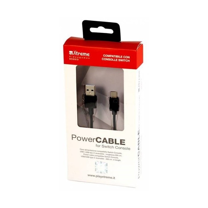 XTREME Nintendo Switch Power Cable Switch Lite (Cavo di Alimentazione Type C)
