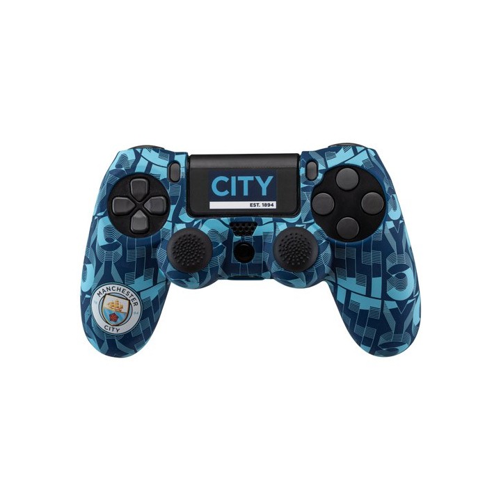 QUBICK Proteggi pad in silicone PS4: Manchester City
