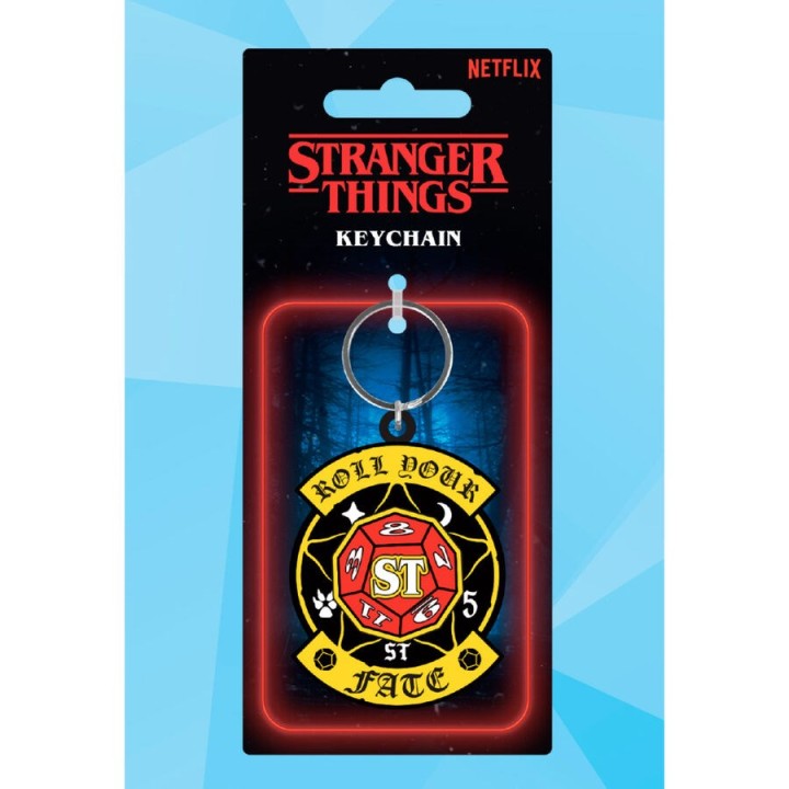 PYRAMID - STRANGER THINGS (SPIN YOUR FATE) SPINNER KEYCHAIN