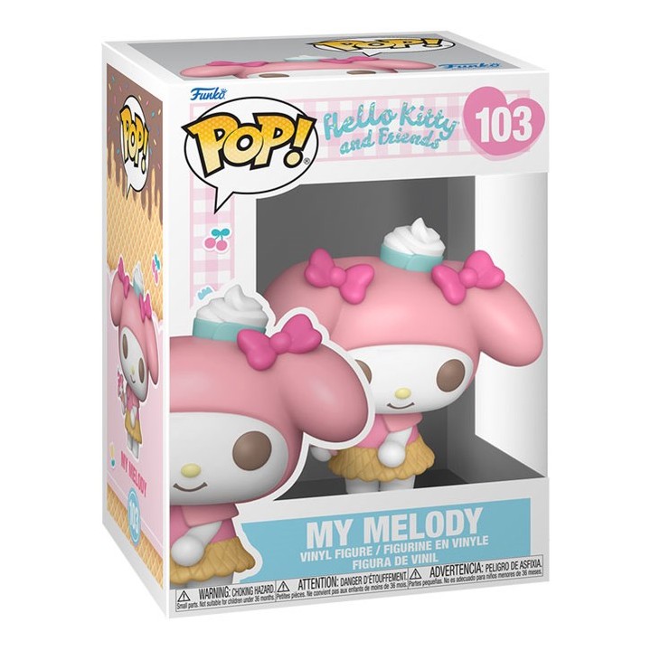 FUNKO POP Sanrio: Hello Kitty- My Melody (Ice Cream) 9 cm