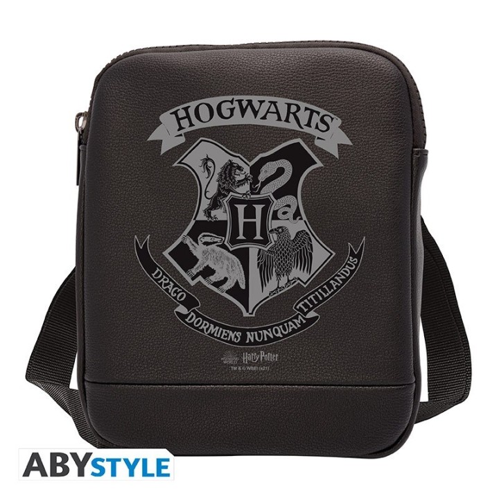 ABYSTYLE HARRY POTTER - Borsa con stampa: "Hogwarts"- Vinyl Small