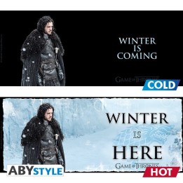 ABYSTYLE GAME OF THRONES - Tazza termosensibile 460 ml: "Winter is here"