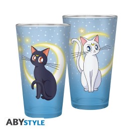 ABYSTYLE SAILOR MOON - Bicchiere 400ml: "Luna & Artemis"