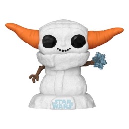 FUNKO POP Star Wars: Mando HLDY- Grogu SNWMN 9 cm