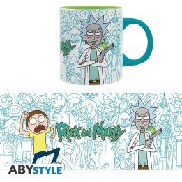 ABYSTYLE RICK AND MORTY - Tazza 320 ml : "All Ricks & Mortys"