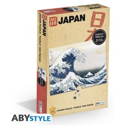 ABYSTYLE - HOKUSAI - Jigsaw puzzle 1000 pieces - The Wave of Kanagawa