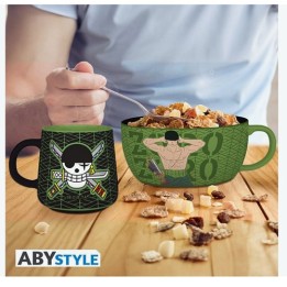 ABYSTYLE - ONE PIECE - Breakfast Set Mug + Bowl - Zoro