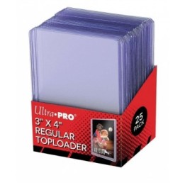 ULTRA PRO - 25 Toploader Regular 3"x4" Standard - Clear