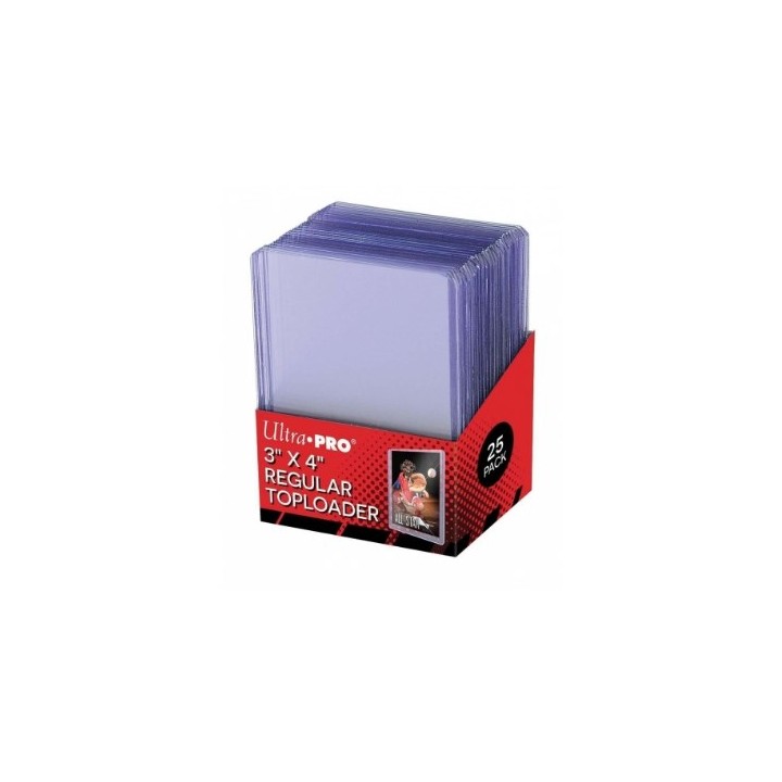 ULTRA PRO - 25 Toploader Regular 3"x4" Standard - Clear