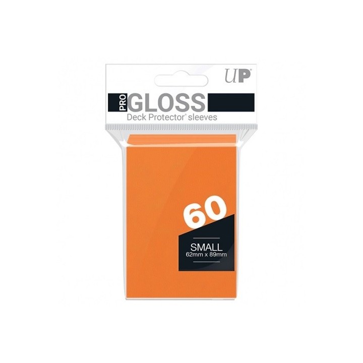 ULTRA PRO - 60 Deck Protector Sleeves Small Pro Gloss Orange