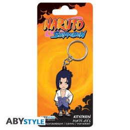 ABYSTYLE NARUTO SHIPPUDEN - Portachiavi PVC : "Sasuke"