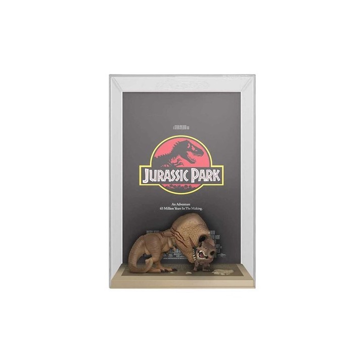 FUNKO POP Jurassic Park - Movie Poster: 03 Tyrannosaurus Rex and Velociraptor 9 cm