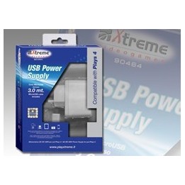 XTREME USB Power Supply Ps4 + 3 Meters Cable
