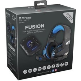 XTREME Cuffie gaming Fusion + Sound Box 7.1 Virtual Surround (Ps4/Pc)