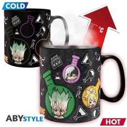 ABYSTYLE DR STONE - Tazza termosensibile 460 ml: "Group Formula"