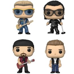 FUNKO POP Rocks: U2 - ZooTV 4-Pack Figure (Exclusive) (DAMAGED BOX)