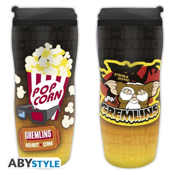 ABYSTYLE GREMLINS - Tazza da viaggio: "Gizmo Pop Corn"