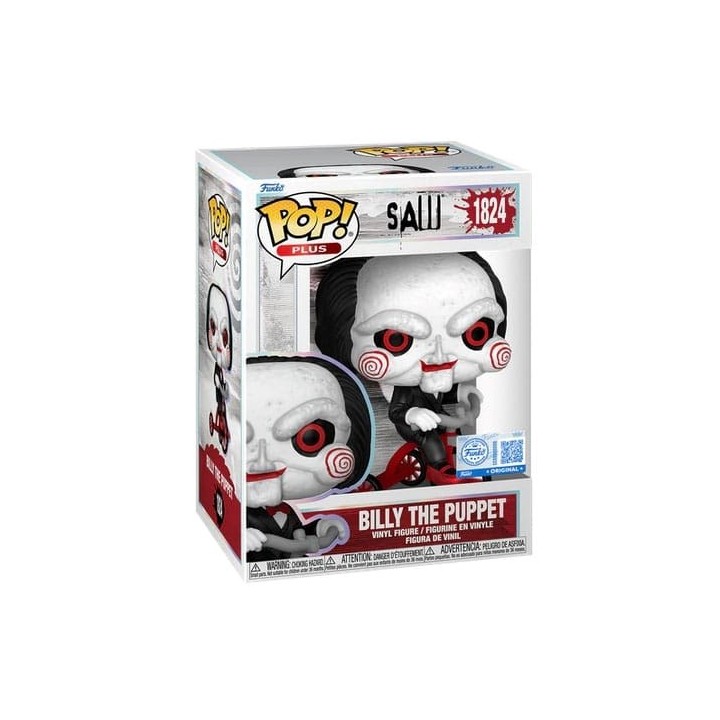 FUNKO POP Saw (L'enigmista) - 1824 Billy The Puppet On Tricicle (Exclusive) 9 cm
