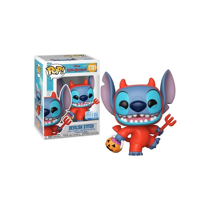 FUNKO POP Disney: Lilo & Stitch - 1701 Devilish Stitch (Exclusive) 9cm