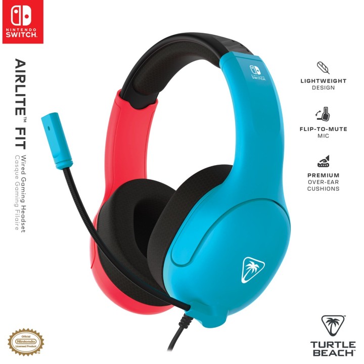 TURTLE BEACH Cuffie Gaming Airlite Fit NSW Neon B&R INT