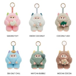 GIGGLE MONSTER PLUSH KEYCHAIN MARSHMALLOW DREAMS SERIES 1 BLIND BOX 11CM (DISPLAY 6PZ)